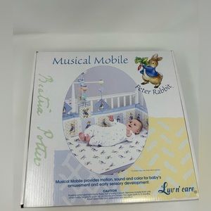 New in box Beatrix Potter Peter Rabbit Musical Mobile